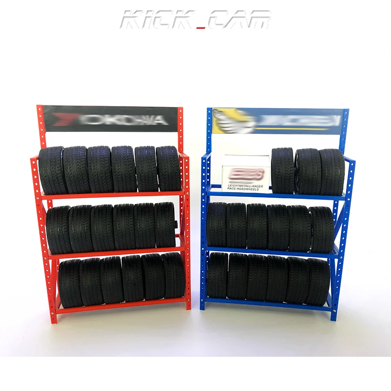 Rapid Model 1/18 Model automobil Diorama Garage Simulation Scéna Dekorácia 3D tlačiarenské náradie