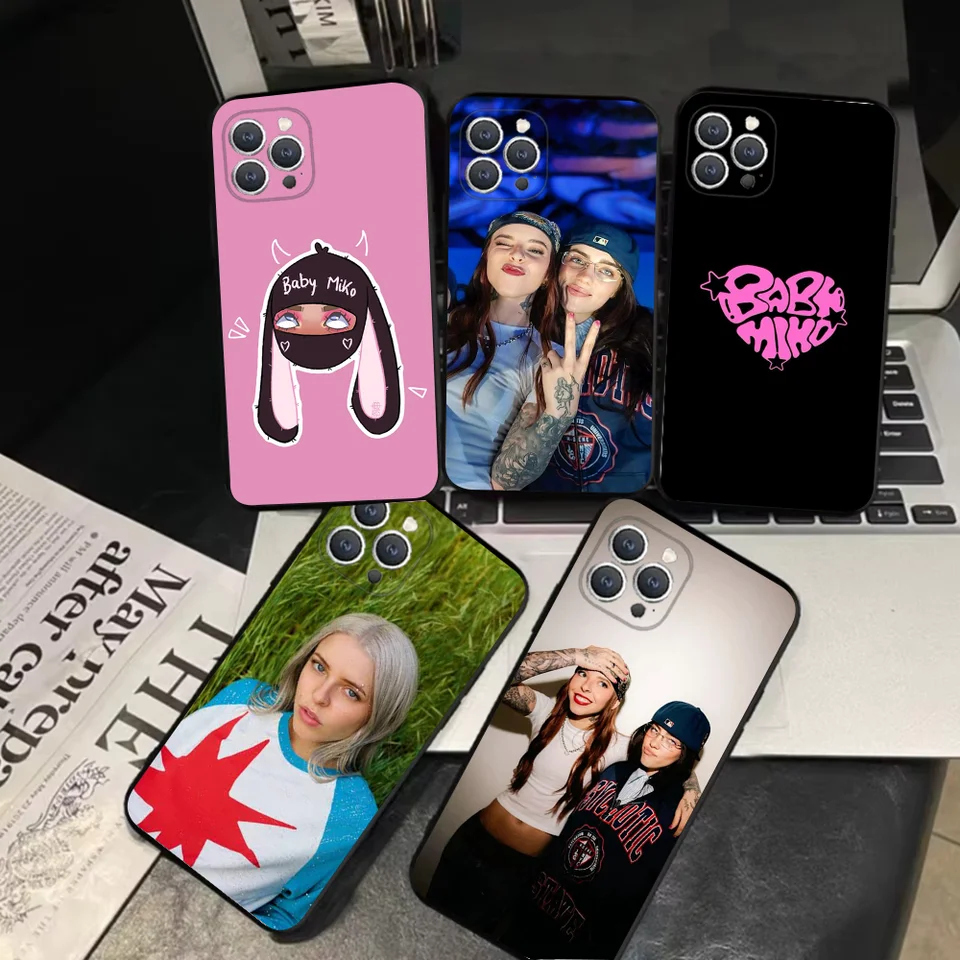Rapper Young M-Miko Telefón pre iPhone 16,15,14,13,12,11, Pro, X, XS, Max, XR, Plus, Mini Soft Black Cover