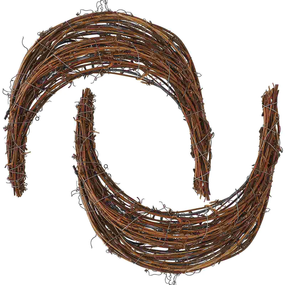 Rattan girlande veniec kruhu Dream Catcher prsteň Výroba krúžkov DIY kvetinový materiál Vianoce