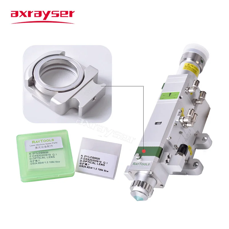 Raytools Objektív Laser Laser Ochranná zásuvka 24,9*1,5/27,9*4.1 kovový tesniaci krúžok zapečatené veko pre BT240S/BM109/110/111