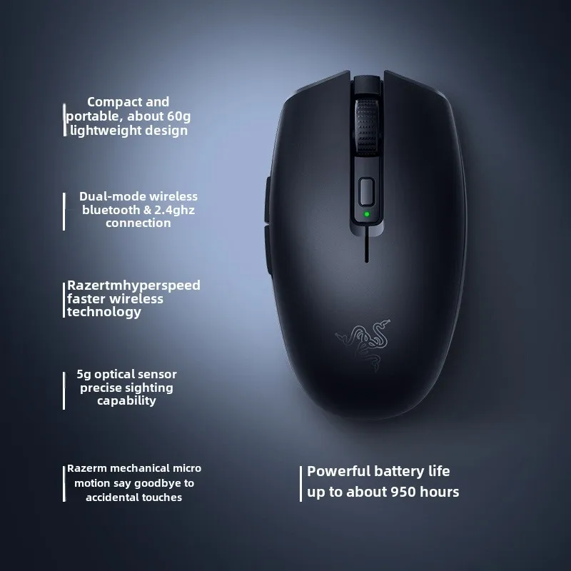 Razer 60G Series Vianočné darčeky Deathadde Essential Mamba Elite Edition, Gaming Mouse 16000 DPL Esports káblová myš