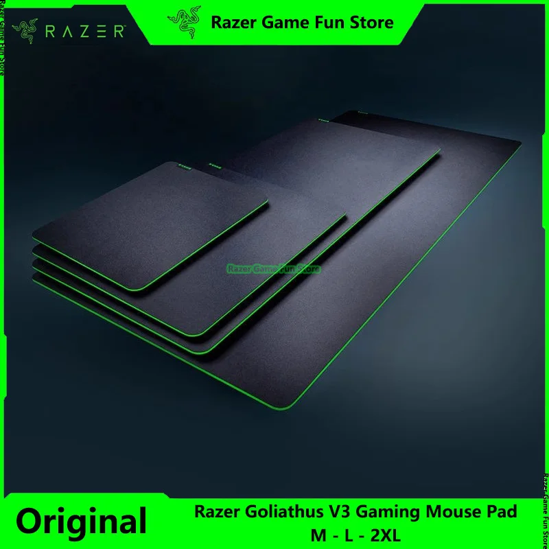 Razer Goliathus v3 Soft Gaming Mouse Mat textúrovaný povrch Micro-Weave Handrice povrch-gumová pena s vysokou hustotou-podložka myši proti skĺznutiu