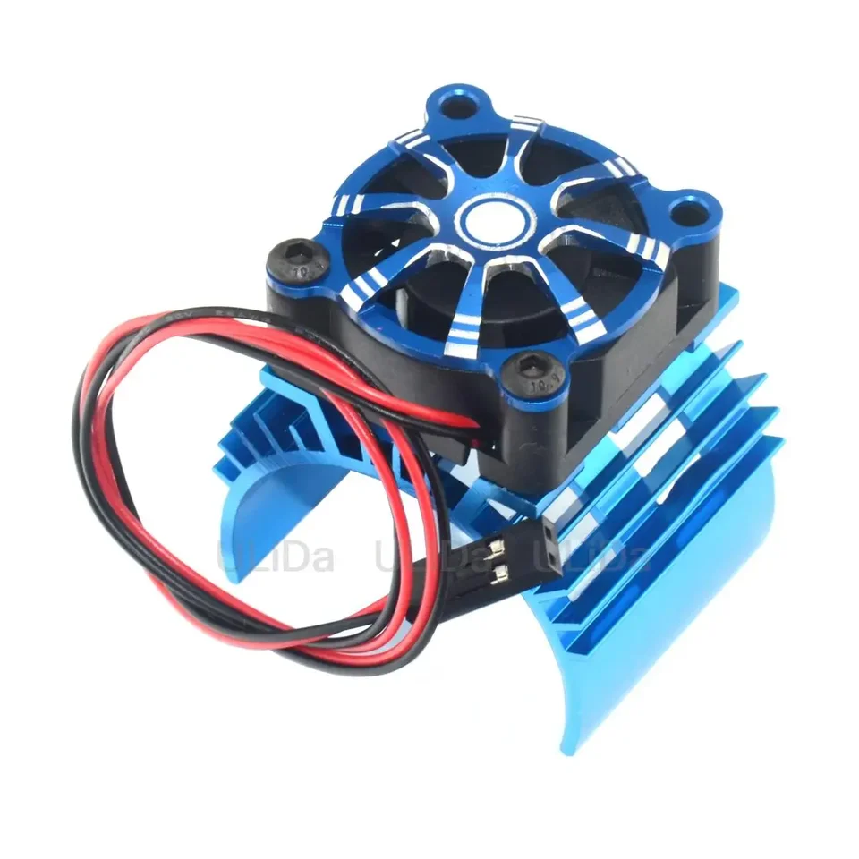 RC CAR 36 mm hliník 540 550 Ochladzovač motora + chladiaci ventilátor + ochranný kryt