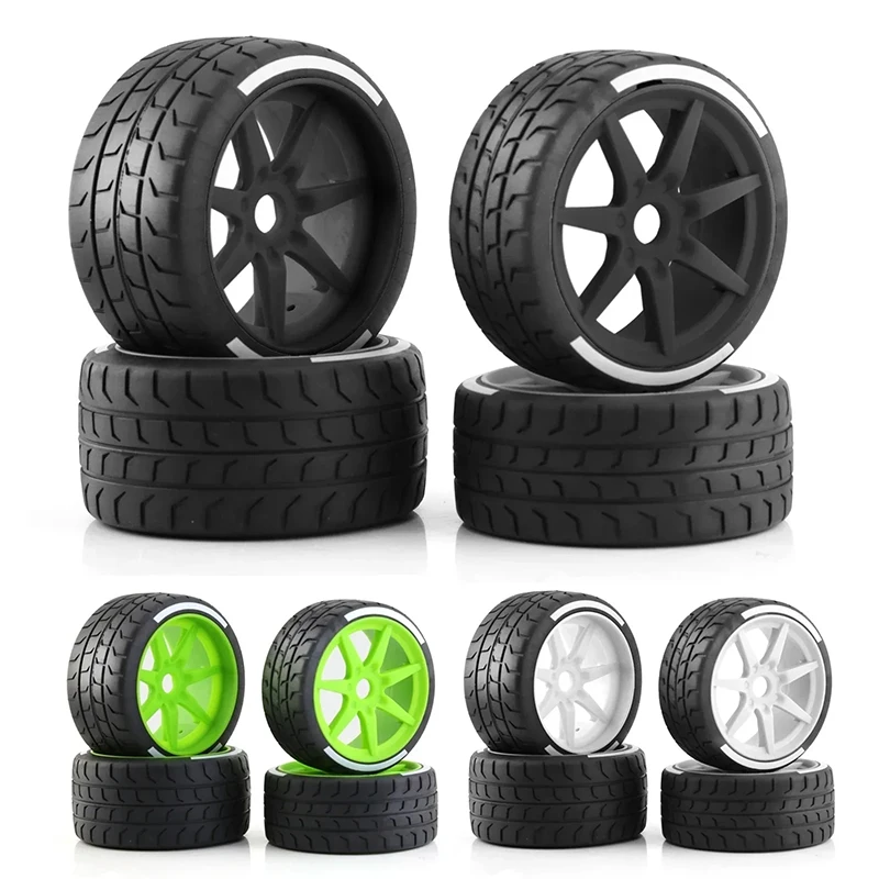 RC CAR 4PCS 53/107 42/100 Pneumatika pneumatík 17 mm kolies HEX pre Arrra 1/7 Felony FSR Model GT RC Aktualizácia automobilov