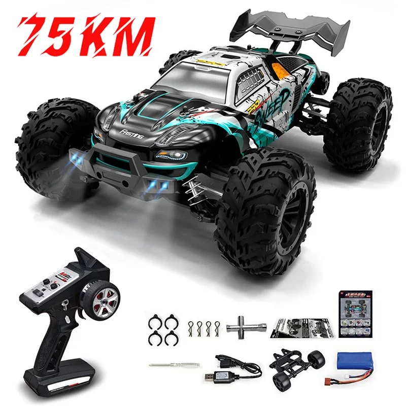 RC CAR 75 km/h vysokorýchlostné pretekárske vozidlo diaľkové ovládacie vozidlo pre dospelých pre dospelých 4WD OFF ROAD Monster Trucks lezenie vozidla Vianočný darček