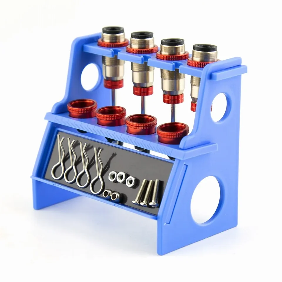 RC CARS THAPBER TLASPER PITS STAND Pridajte olejový stojan s magnetickými 36218 náhradnými dielmi príslušenstva pre modely riadenia rádií Kyosho