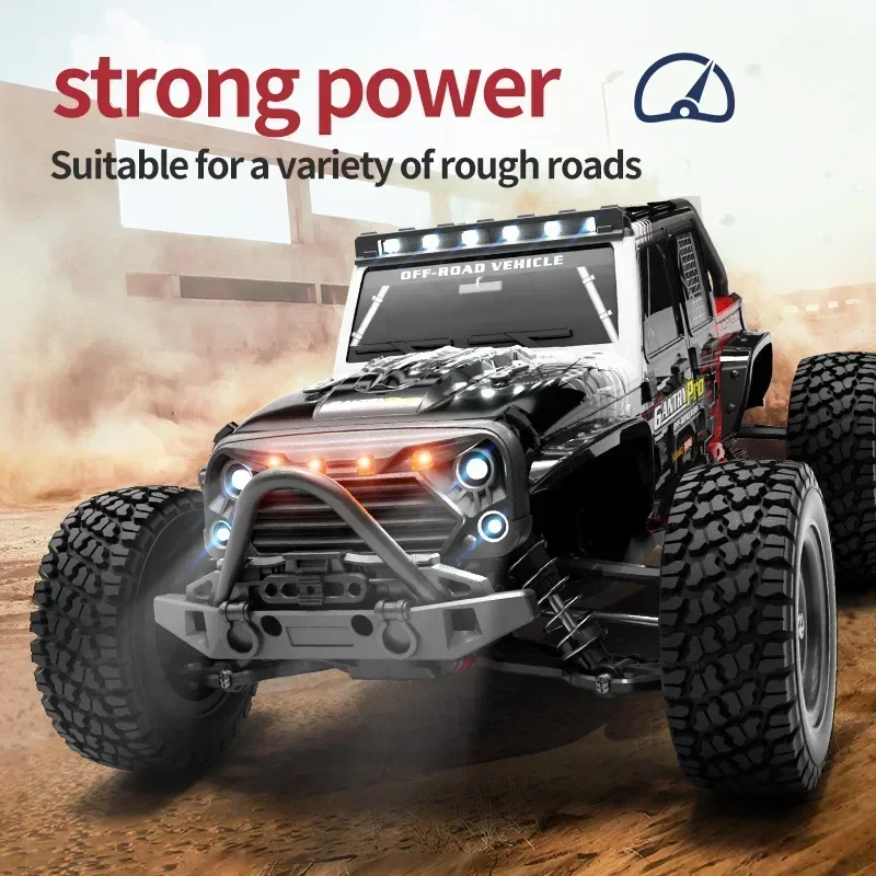 RC Crawler-70 km/h vysokorýchlostné terénne vozidlá RC pre dospelých, hračky na diaľkové ovládanie, 1: 16