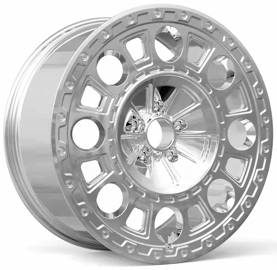 RC Forged 6x139.7 Wheels 17 18 20 palcový leštený 4x4 Offroad Beadblock Custom zliatinové ráfiky Toyota Tacoma Hilux Prado Tundra Pickup