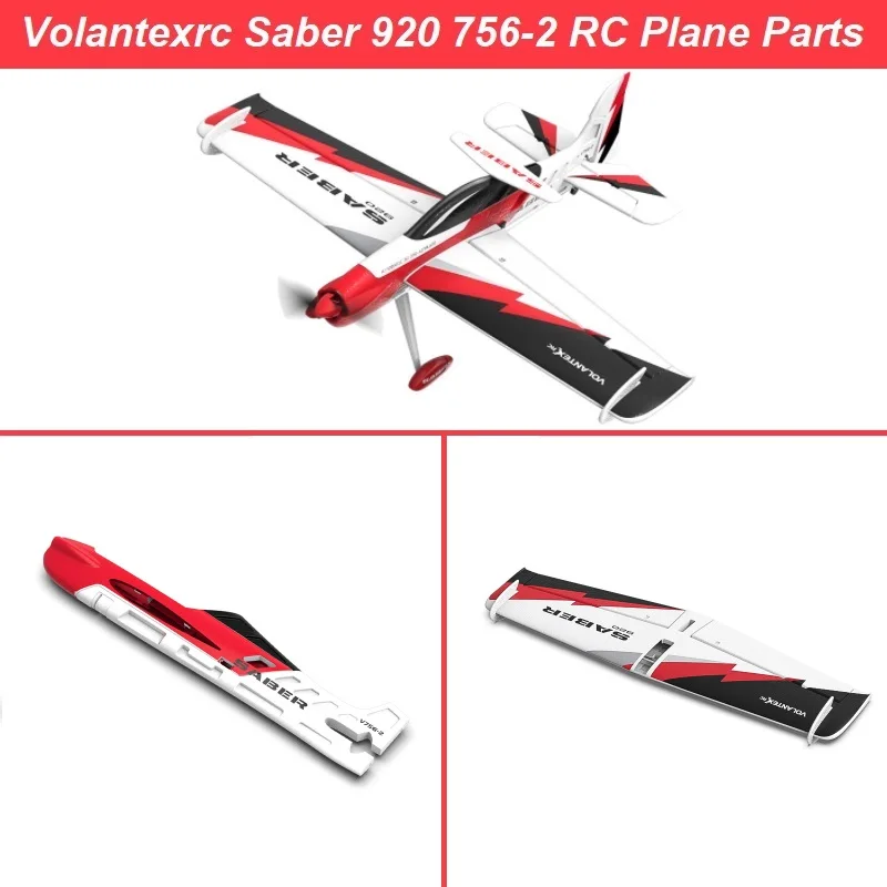 RC Lietadlo trup a hlavné krídlo pre volantexrc Sabre 920 756-2 Avion Model