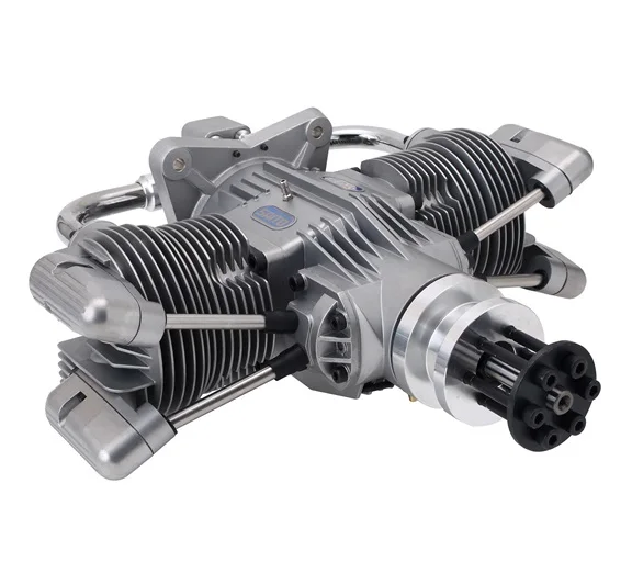 RC Saito Engines diely štvortaktný motor 120 ccm štvortaktný dvojvalcový benzínový motor FG-120TS (SAIEG120TS)