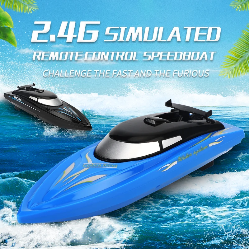 RC vysokorýchlostná loď 10 km/h 2,4G nepremokavé diaľkové ovládacie člny lode Speedboats diaľkové ovládanie Outdoor Hračky pre deti Darček pre dospelých
