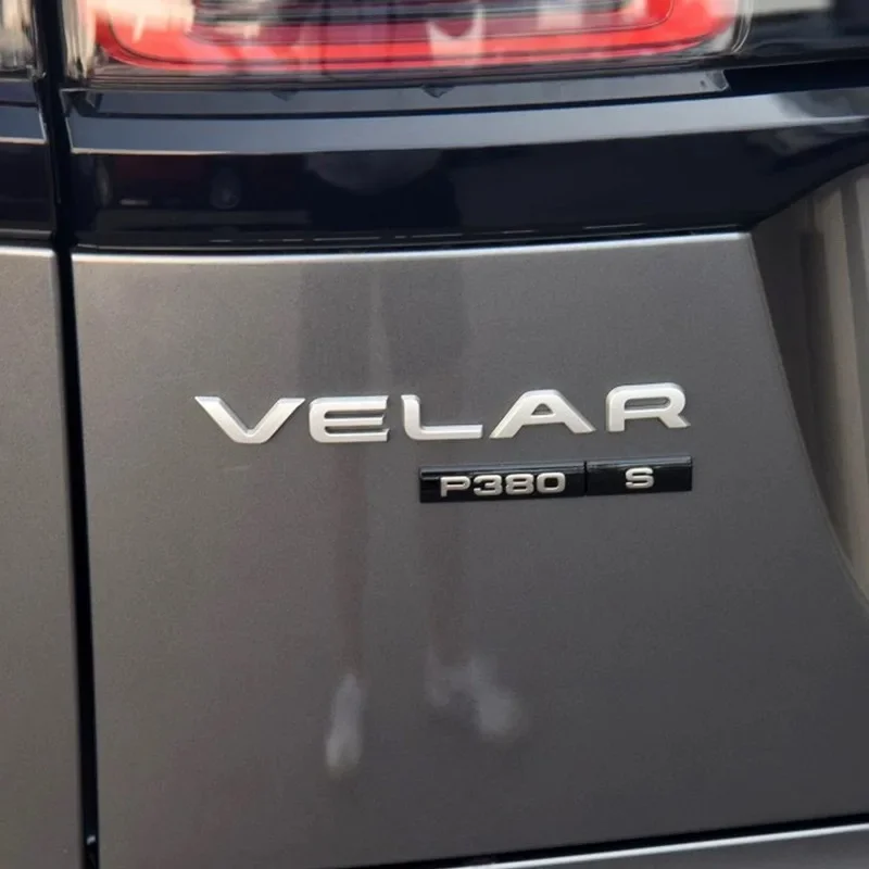 Rdynamic Velar Letter Emblem Sticker automobilu pre Land Rover Range Rover Velar Vysoká dostupnosť Repit Príslušenstvo kmeň kmeň logo babelky