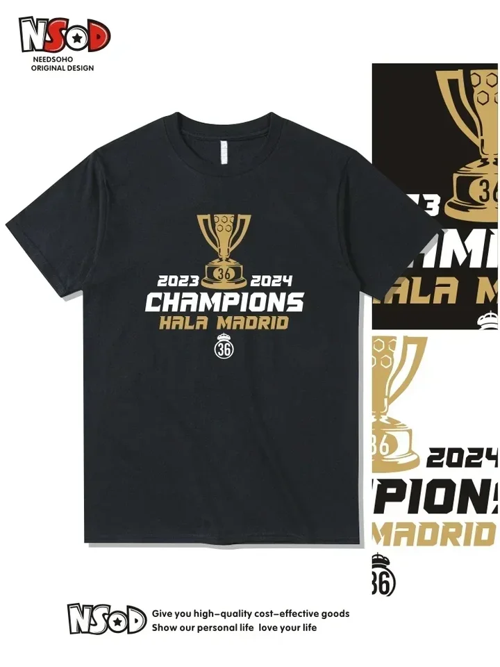 Real Madrid La Liga Majstrovstvá futbalové tričko Jersey č. 5 Bellingham Modric League Ligy majstrov Pamätné športové košele Tops