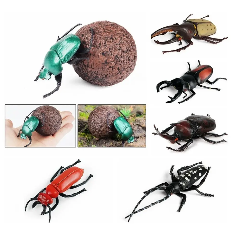 Realistické hmyzové zvieratá model Longhornedbee divoký hmyz chrobákov Action Figures Dynasts vzdelávanie Vzdelávanie Vzdelávacie živé figuríny hmyzu