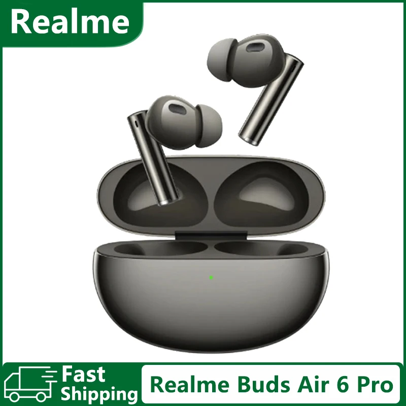 Realme Buds Air 6 Pro slúchadlá Bluetooth 5.3 20H batéria Hi-Res LDAC 50dB redukcia hluku 2.0