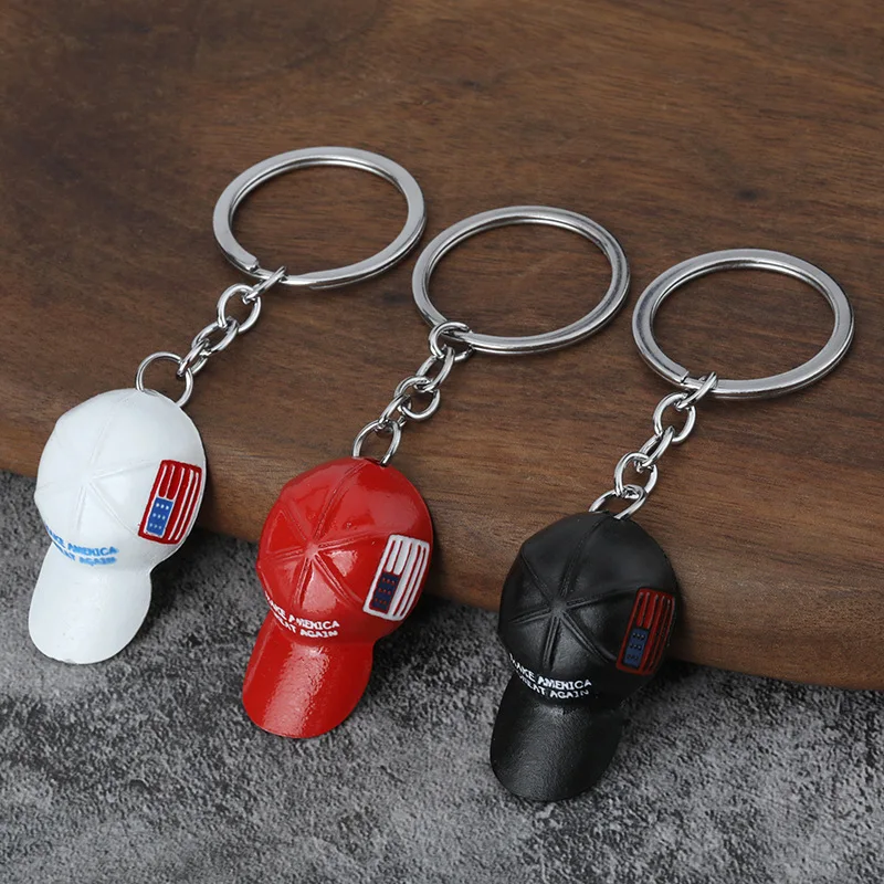 Red Hat Trump Keychain Free USA Voľby Muži a ženy Šperky doplnky Keychain Fashion Fashion National Keychain Fan Darček