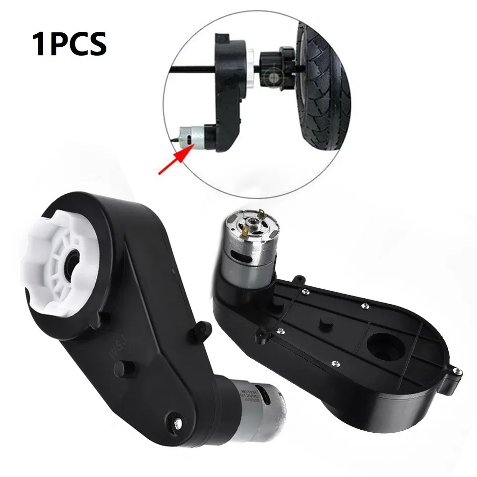 Redukcia motorového prevodového vozíka Turbo prevodovka RS550 Výmena 12V pre deti pre deti prenosná 40000 ot / min.