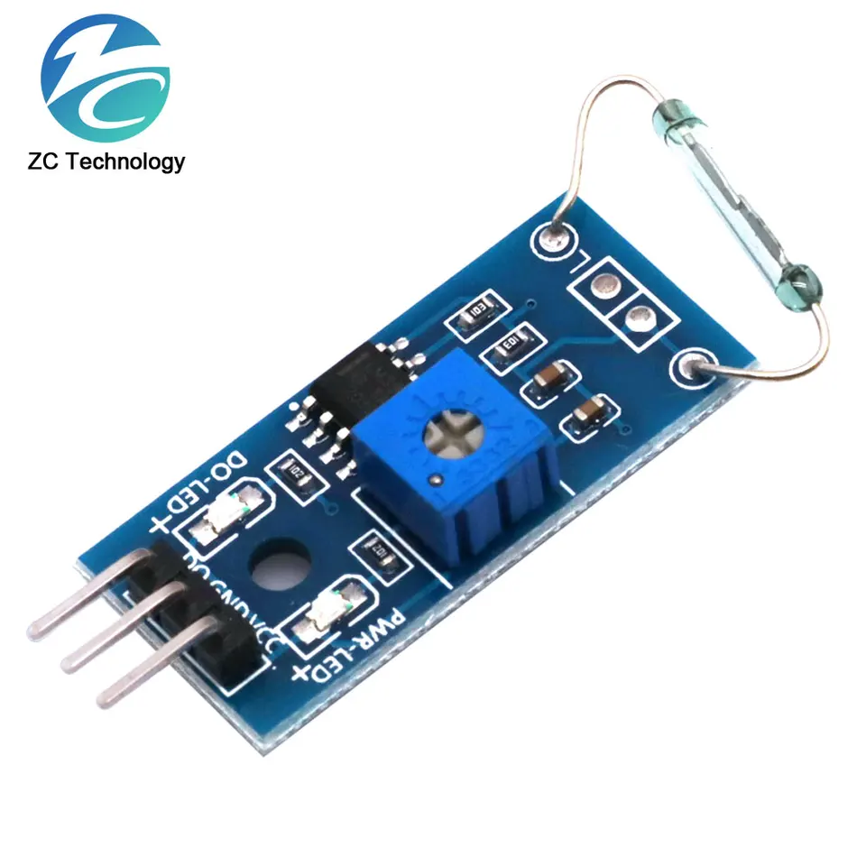 Reed senzorový modul magnetrónový modul Reed prepínač magnetického prepínača pre Arduino