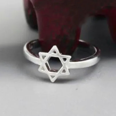 Reeti 925 Sterling Silver Star Rings for Women Fish Open Ring Style Lady Prevencia alergie Sterling-Silver-Jewelry