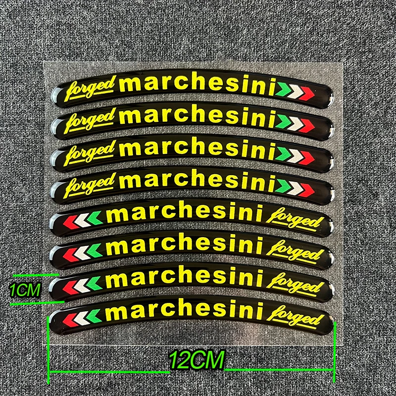 Reflexné 3D motocyklové vozidlá RIM Kolesá nálepky náboje pre pochody pre Honda Kawasaki Suzuki Bajaj Ducati aprília
