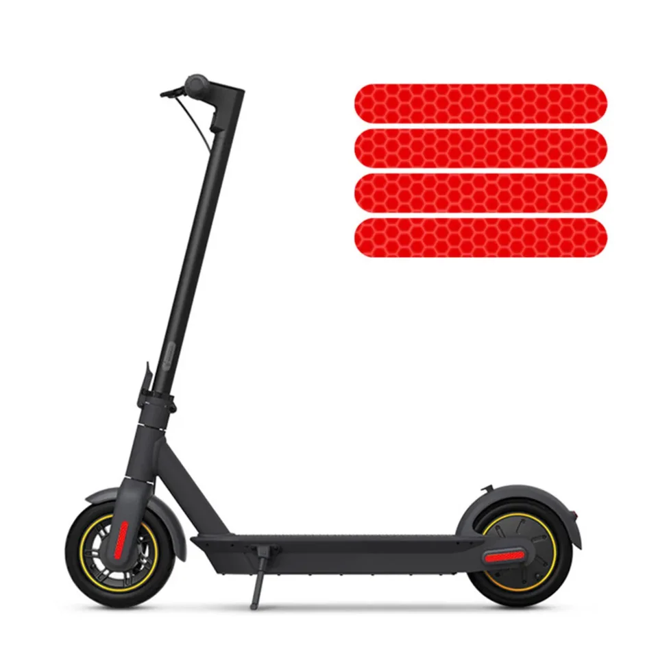 Reflexné nálepky s elektrickým skútrom Nočné bezpečnostné nálepky Scooter Accessories Nočné bezpečnostné nálepky, príslušenstvo skútrov