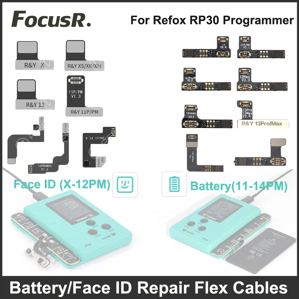 Refox RP30 Programátor batérií TAGE-ON DOT projektory Flex KABLES pre iPhone batériu matica ID matice
