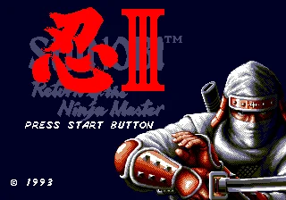Región Shinobi III Free 16bit MD Game Card pre Sega Mega Drive pre Genesis
