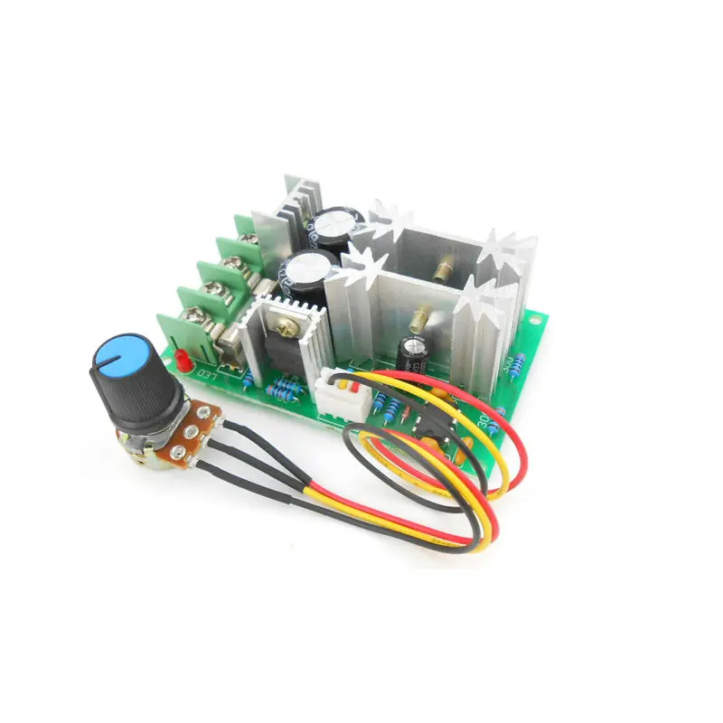 Regulátor rýchlosti jednosmerného motora 12V 24V 36V 48V Modul vysokého napájania PWM Rýchlosť rýchlosti motora 20A Regulátor prúdu