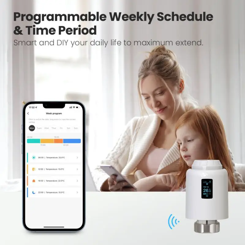 Regulátor teploty Alexa Domov regulačný ventil Tuya Zigbee termostat inteligentný termostatický tepetický chladič chlopne Ovládač Vykurovanie ventilu