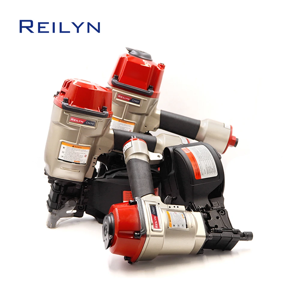 Reilyn Pneumatic Nailler CN57 CN70 CN80 15 ° Plochý drôt zvárané klince pre drevené oplotenie Zostava a opravy Pallerov
