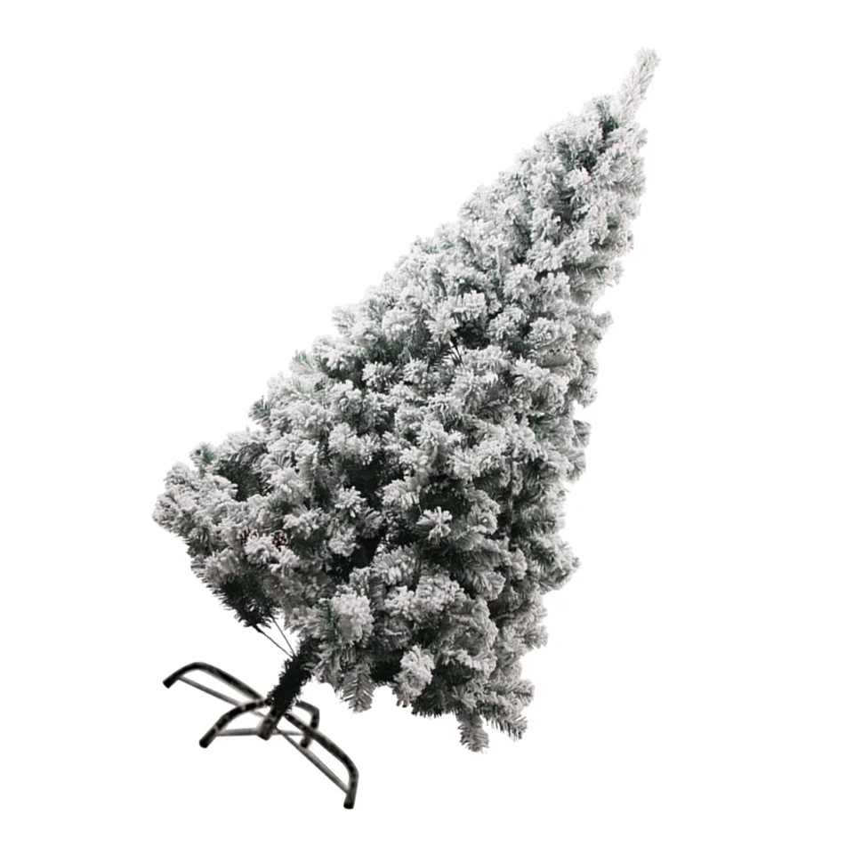 Rekvizity umelý dekor domáceho stromu Flocking Sneh Domov Decor Decor for Home Adornment Festival Dekorácia Vianoce párty dekorácie (60 cm70t)