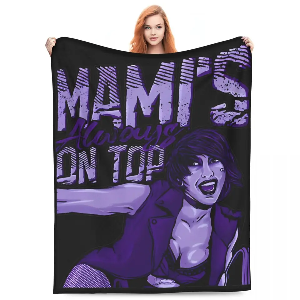 Relax Mami je vždy na vrchole Rhea Ripley prikrývka Domáca dekoratívny zápas zápasník hodí prikrývku Soft Fleece pre kanceláriu