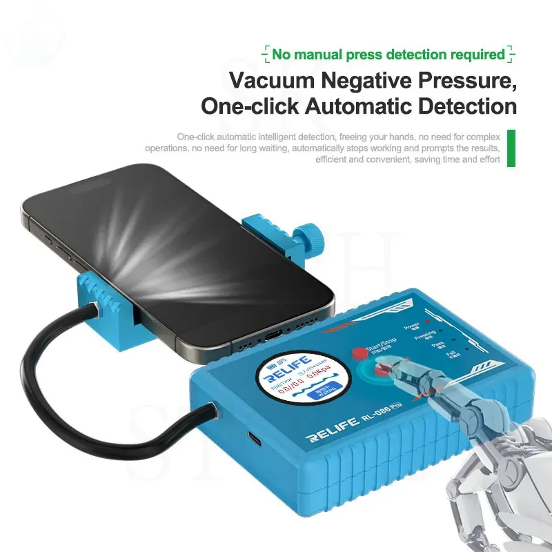 Relife Smartphone Air Detector Detector Detector RL-086Pro Presný detekčný nástroj vhodný na opravu mobilných telefónov