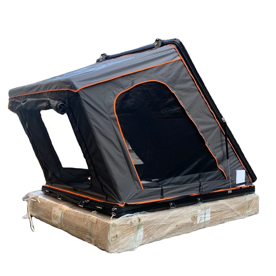 Remaco Outdoor Camping Rhombus Hardtop Roof Top stan s AC portom, hardpell shrup 3-4 osoby Camper Rooftop Stan