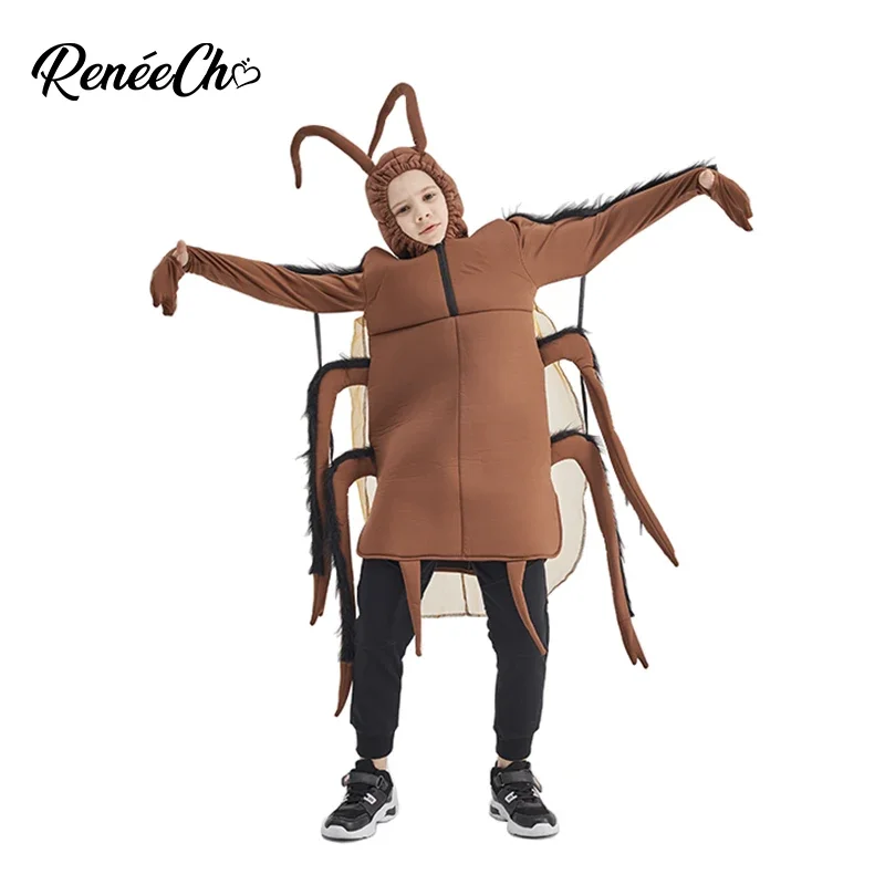 Reneecho Kids šváb, kostým Halloween kostým pre chlapcov Cosplay vtipný zvierat Cosplay pre Purim HS7648
