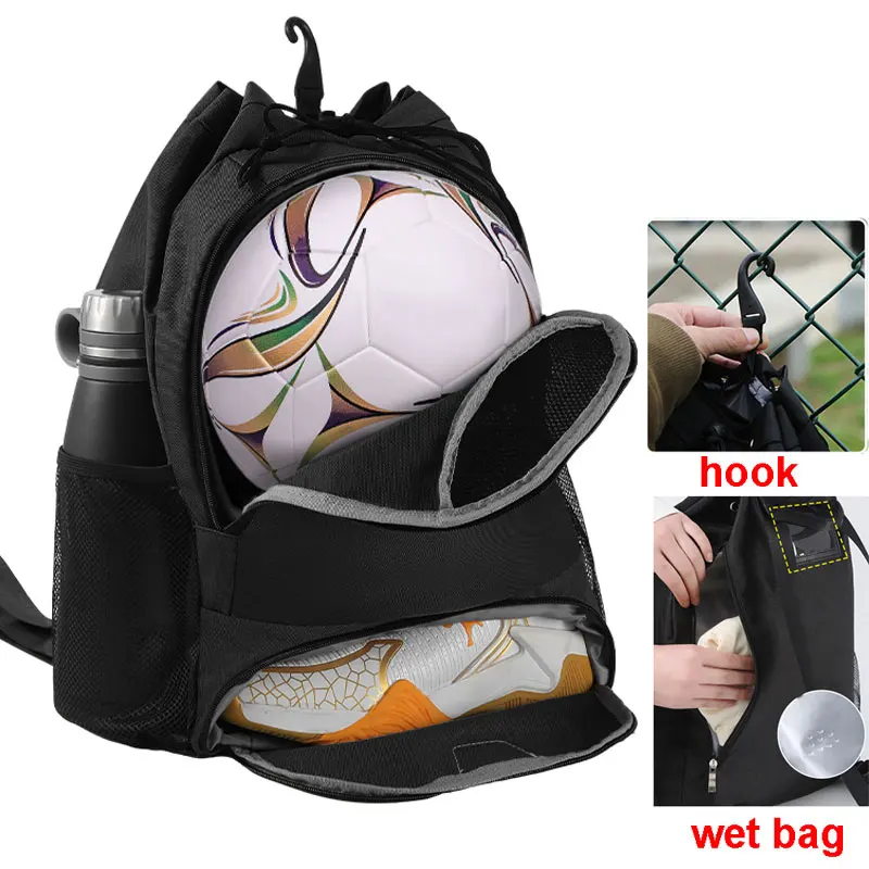 Replaning Gym Bag Basketbal batoh pre mužov Šport Ženy Škola chlapci suchý vreckový výcvik Fitness futbalové tašky