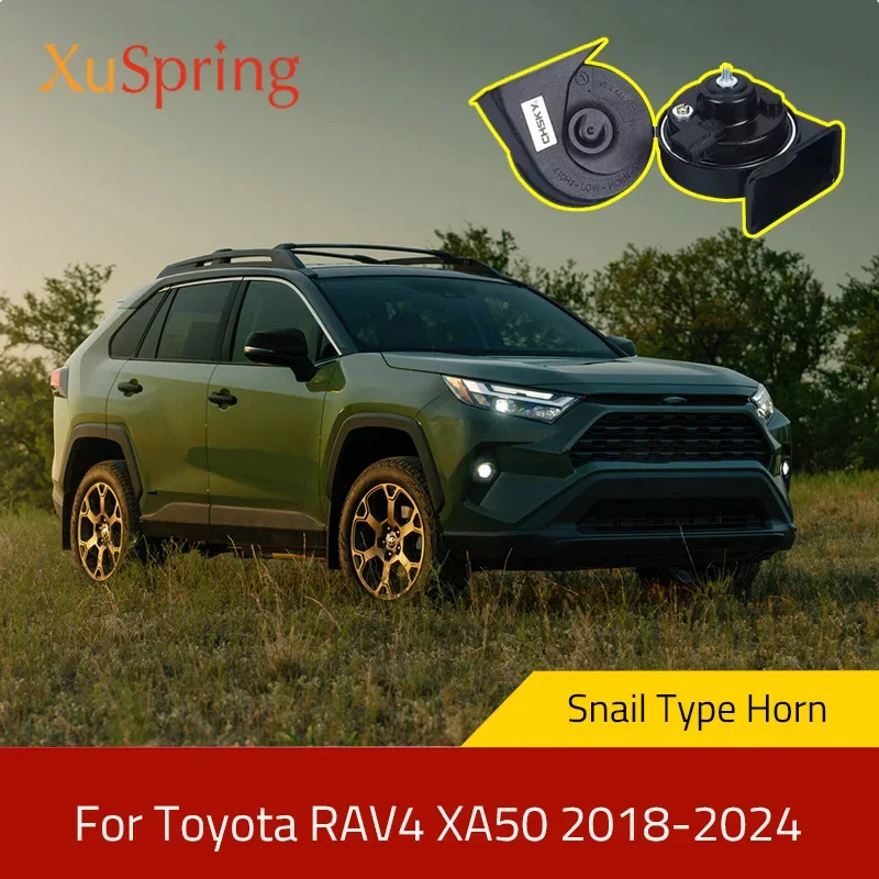 Reproduktory slimákov Horn Tweeter High Bass Nepremokavé píšťalky pre Toyota RAV4 XA50 2018-2024