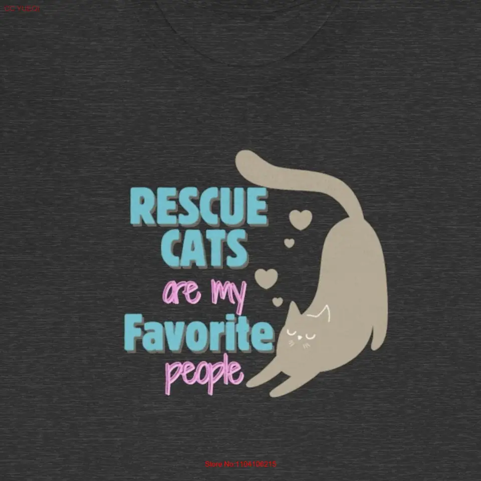Rescue Cats T tričko sú moje najobľúbenejšie ľudí, ktorí milujú mačky, jedinečné organizácie mamičky zachraňujú mamičky dlhé alebo krátke rukávy