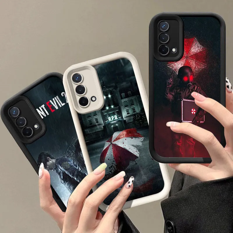 Resident Evil Umbrell Phone pre prípad Oppo A3 Reno 10 11 12 Pro 11f 12f A58 A78 4G A98 A3X 5G A15 A16 A17 A38 A53 A57 A60 A60 A92