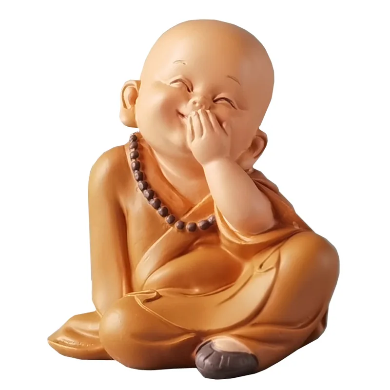 Resin Little Monk Mini socha