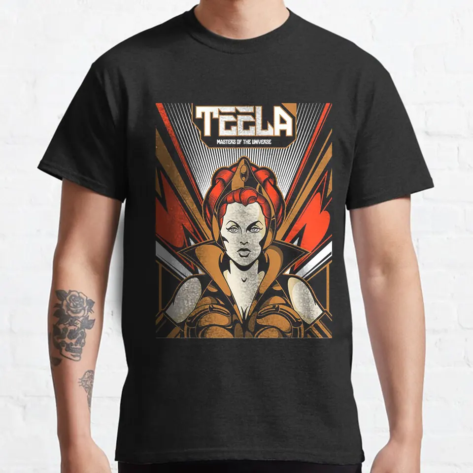 Retro 90. roky karikatúra He-Man a Masters of the Universe Graphic T košele pre mužov 100% bavlnená teela tlačia