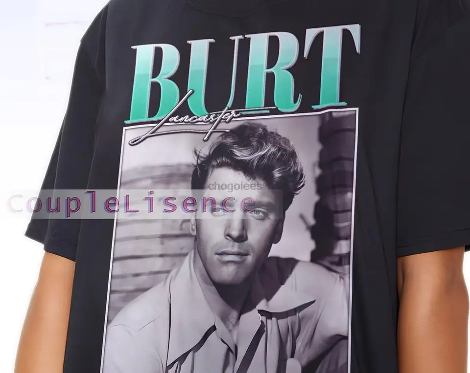 Retro burt Lancaster vintage burt Lancaster Fan Tees Burt Lancaster pocta retro burt Lancaster Graphic retro 90.s Burt Lancas
