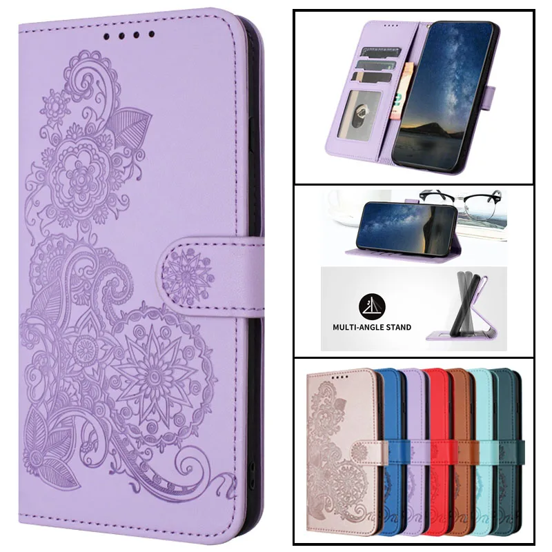 Retro Flower Paisley kožená peňaženka puzdro na česť 90 Lite Honor90 70 Pro 10 Lite X8 X7 X9A X40 X50 X30I 8X 8S TELEFÓN PLAFT