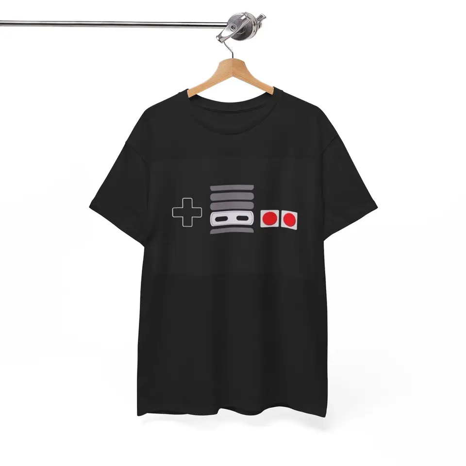 Retro herné tričko Super ovládač Console N64 Graphic Unisex Heavy Tee