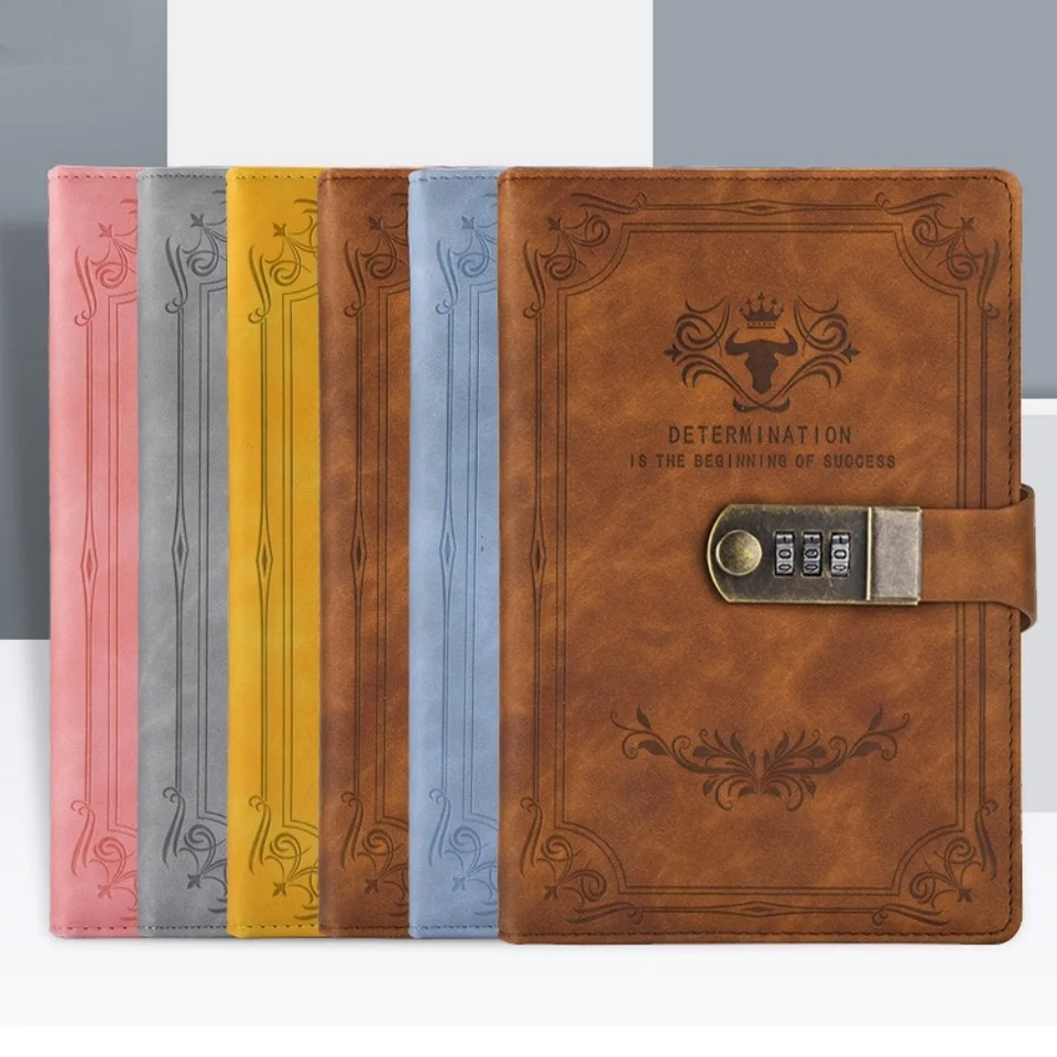 Retro heslo Notebook 200 strán A5 Notebook Student Písanie knihy