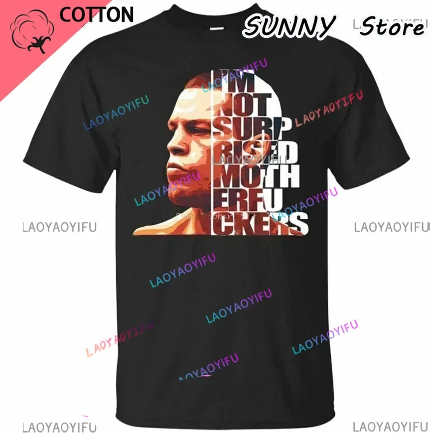 Retro nate Diaz Nick Diaz Brothers Tričko Pánske dámske hip hop s krátkym rukávom Tričko Tričko Harajuku Street Tričko