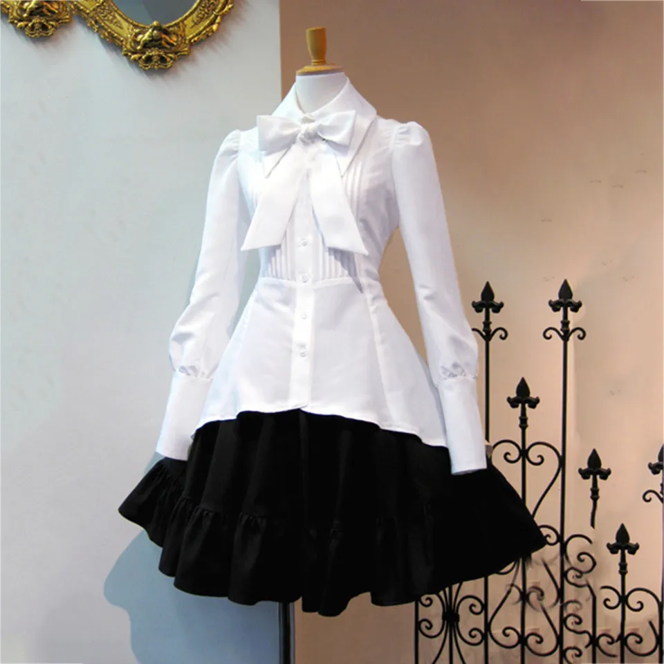 Retro párty palác šaty Stredoveké vintage klopa krku súdu štýl lolita šaty motý
