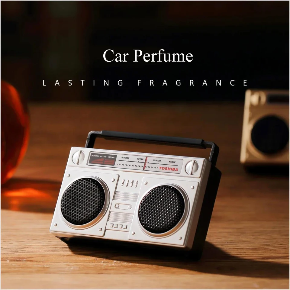 Retro rádio Vintage Car Air First Automobilie Automatické difúzavé príslušenstvo pre mužov pre ženy Business Birthday Darček