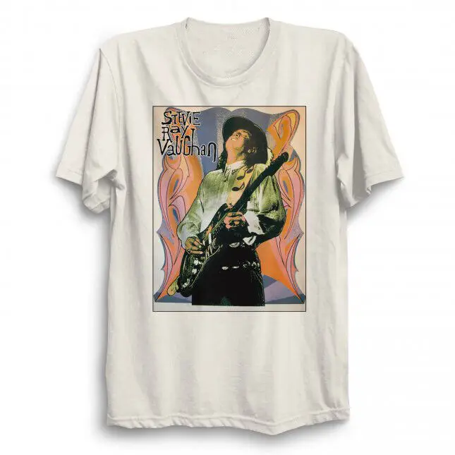 Retro to najlepšie z Stevie Ray Vaughan košeľa klasický biely unisex S-4xl ke078
