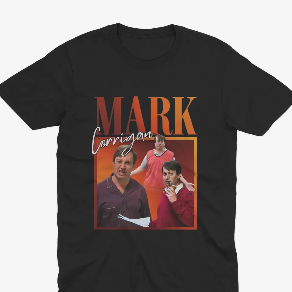 Retro známka Corrigan Tribute Tee Peep Show T tričko Peep show tričko Mark Corrigan Peep Show
